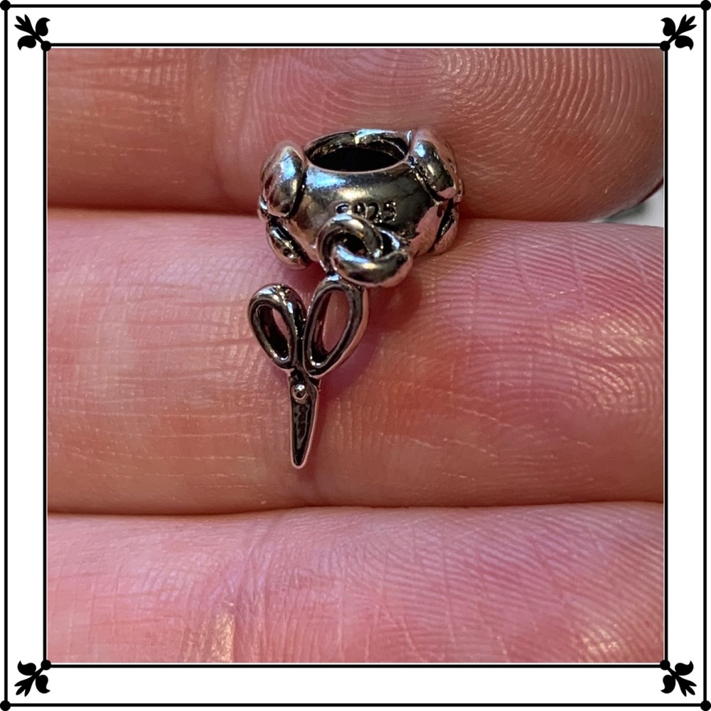 🆕Sterling Silver Scissor Charm